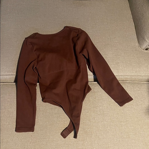 Brown Compression Bodysuit - Picture 2 of 2